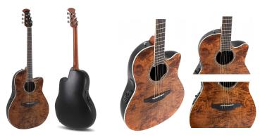 Ovation Celebrity Traditional Plus CS24P-NBM-G - nutmeg burled maple, mid cut