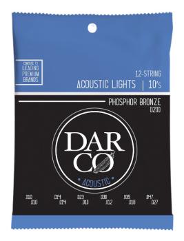Martin Darco D200 - light (010-047) - 12-string, Phosphor Bronze