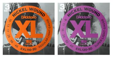 D'Addario XL-Serie - 3er-Pack
