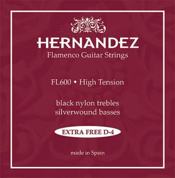 Hernandez FL600 Flamenco, high mit 2x d4 Saite