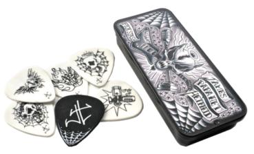 Dunlop James Hetfield Signature - Sammlerbox mit 6x 0,88 mm, Celluloid