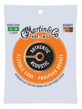 Martin MA500FX - Flexible Core - extra light (010-054) - 12-string