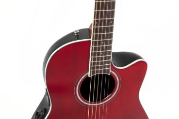 Preview: Ovation Celebrity Traditional CS24-RR-G - ruby red, mid cut
