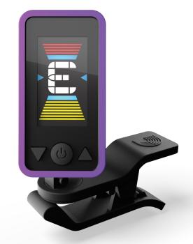 D'Addario PW-CT-17PR - Eclipse Headstock Tuner, lila