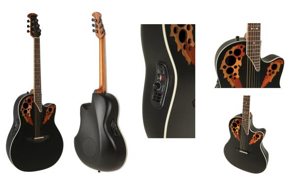 Ovation Pro Series Standard Elite 2778AX-5-G - Black, Deep Contour