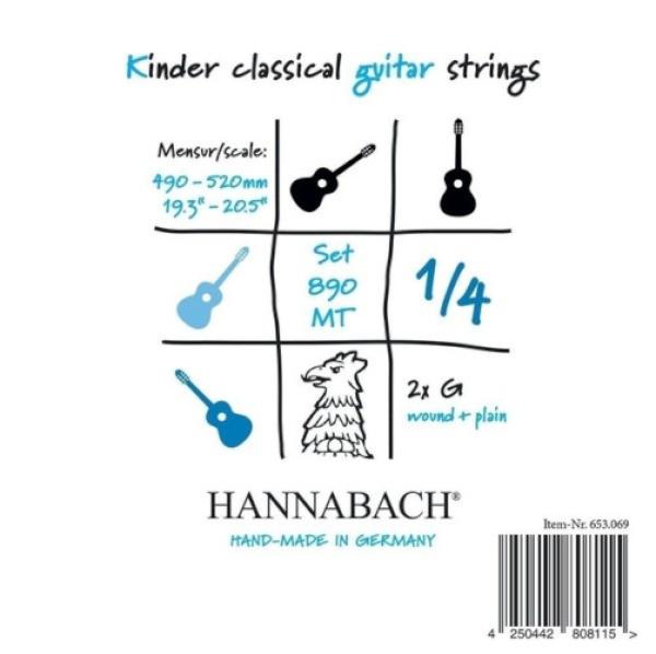 Hannabach 890 - Saiten für Kindergitarre - medium