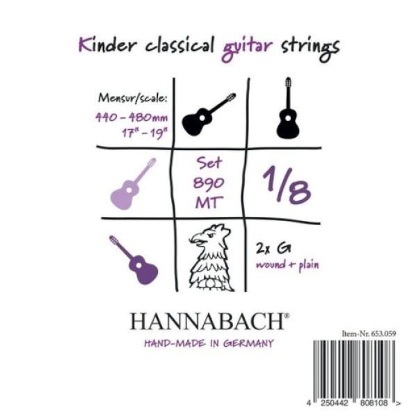 Hannabach 890 - Saiten für Kindergitarre - medium