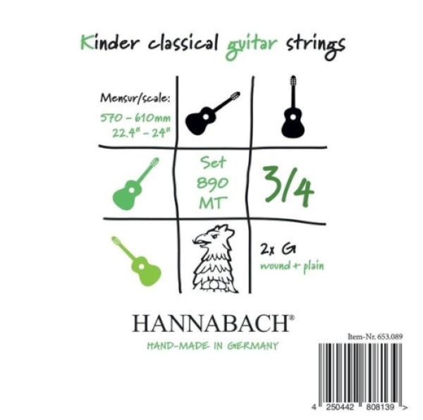 Hannabach 890 - Saiten für Kindergitarre - medium