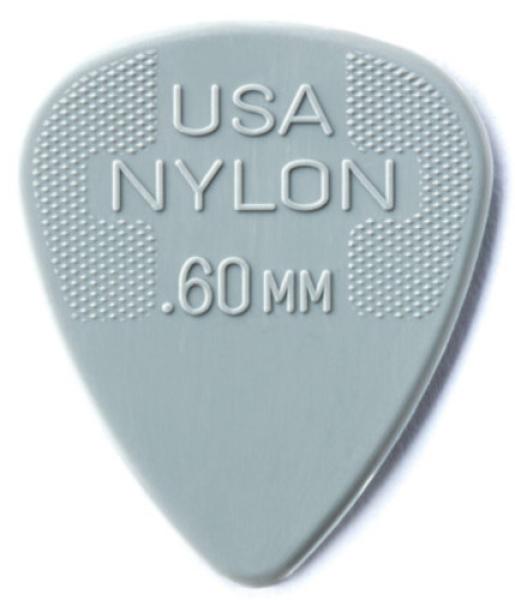 Dunlop Nylon Standard - 0,60 mm - hellgrau