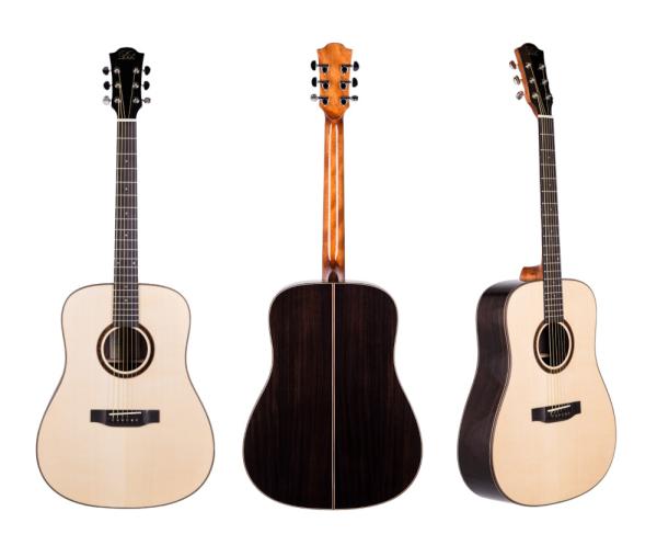 Duke D-PF, massive Fichte / Palisander, hochglanz