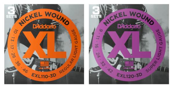D'Addario XL-Serie - 3er-Pack