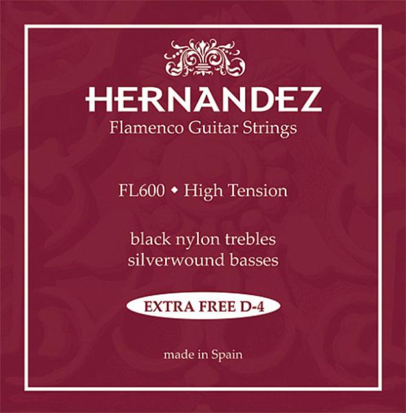 Hernandez FL600 Flamenco, high mit 2x d4 Saite