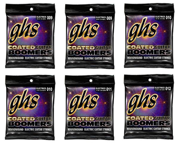 GHS coated Boomers - beschichtete Saiten für E-Gitarre