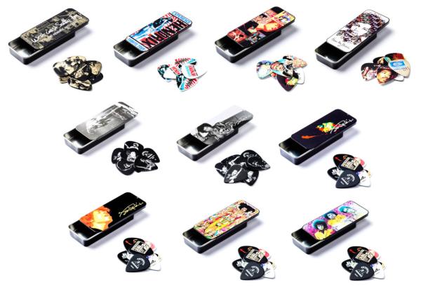 Dunlop Jimi Hendrix Signature - Sammlerbox mit 12 Plektren