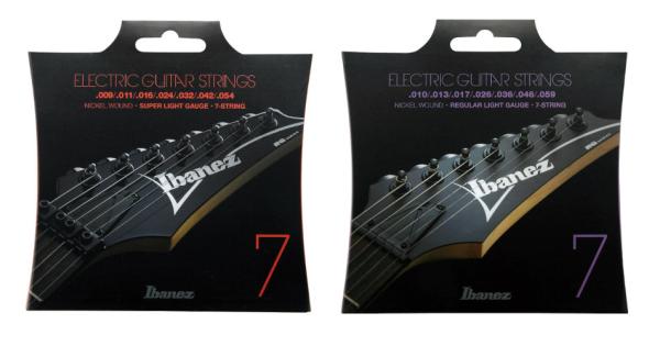 Ibanez Saiten für 7-string E-Gitarre, super light / regular light , nickel wound