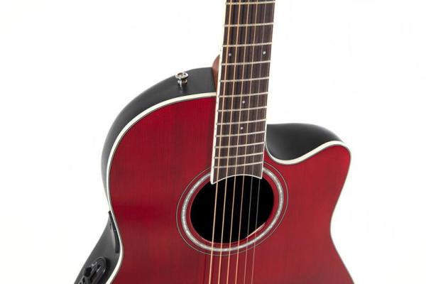 Ovation Celebrity Traditional CS24-RR-G - ruby red, mid cut