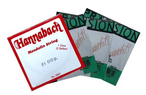 Thomastik 154 mit Hannabach e1 - leicht