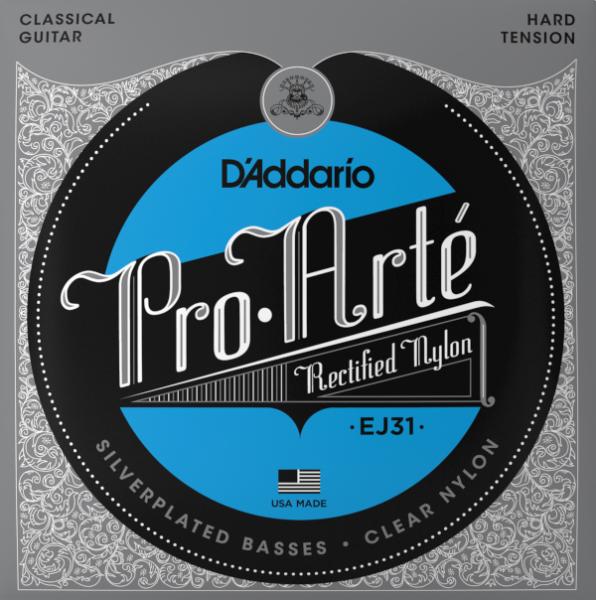 D'Addario EJ31 Pro-Arte rectified Nylon - hard