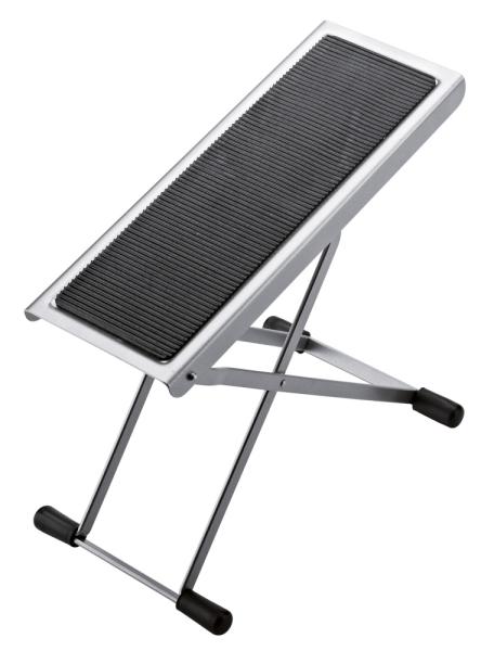 Fußbank K&M 14670, nickelfarbig