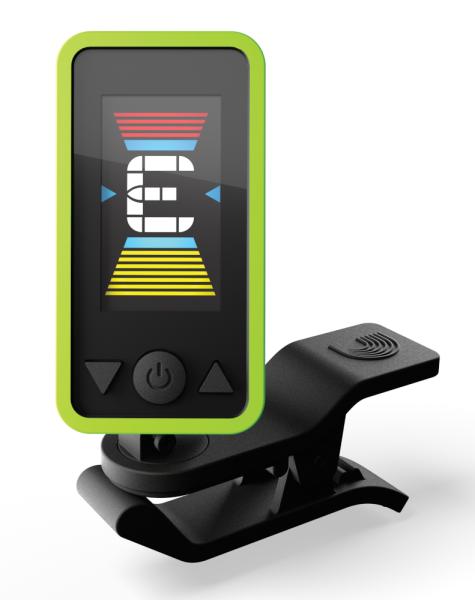 D'Addario PW-CT-17GN - Eclipse Headstock Tuner, grün