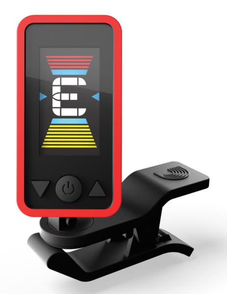 D'Addario PW-CT-17RD - Eclipse Headstock Tuner, rot