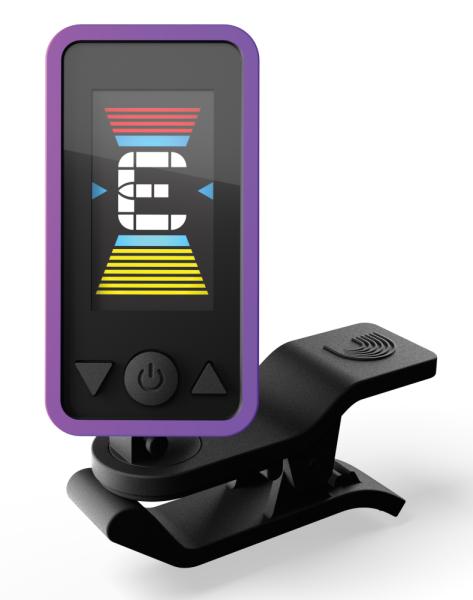 D'Addario PW-CT-17PR - Eclipse Headstock Tuner, lila